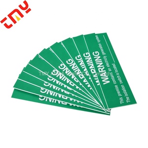 Etiquette d'avertissement de sécurité haute tension Pv forte auto-adhésive gravée en plastique ABS panneaux du système solaire - Product Image 5