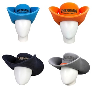 Sombrero de Vaquero Personalizado OEM ODM con Bordado 3D, Transpirable, de Esponja, Suave, Ligero, de Espuma EVA, Divertido y Novedoso - Product Image 1