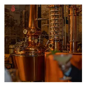 銅鍋ウイスキーまだ500l多機能ウイスキー、ウォッカ、ジン、ラムカラムアルコール蒸留器多機能蒸留器