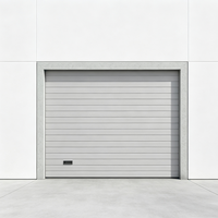 Porte en alliage d'aluminium, porte à enroulement, moderne, résistante à la corrosion UV, isolation thermique pour utilisation en garage
