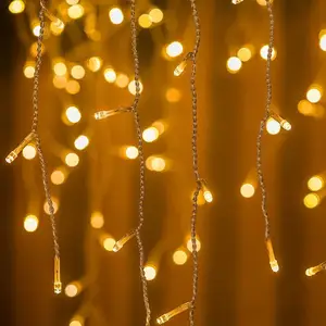 300 leds janela natal decoração 3m Droop 3m cortina string levou luzes 220V Ano Novo Garden home Xmas Party Wedding holiday