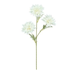 Flores artificiales blancas, salones de bodas, flores artificiales de techo, flores blancas decorativas, hojas blancas de boda - Product Image 6