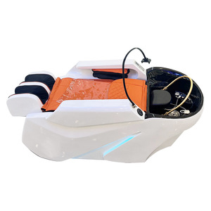 <span class=keywords><strong>Lit</strong></span> de massage électrique avec bac en céramique pour massage corporel complet, idéal pour salon de coiffure et spa capillaire - Product Image 5