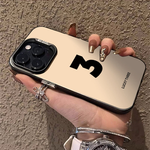 Per iphone 14 13 uno per custodia del telefono stampa logo etichetta adesiva personalizzata per iphone 15 <span class=keywords><strong>pro</strong></span> max casi lettera personalizzata - Product Image 2