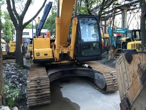 Excavatrice sur chenilles hydraulique Hyundai R225-7 d'occasion de 22 tonnes avec pompe et roulement d'engrenage pour usage en construction, haute qualité - Product Image 2