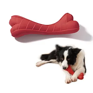 Mainan Anjing Kuat untuk Chewers Primer Tulang Anjing Besar Dibuat dengan Nilon dan Mainan Kunyah Karet