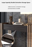 Table de console en bois d'angle en acier inoxydable avec miroir Hall d'hôtel design d'art en métal de luxe populaire