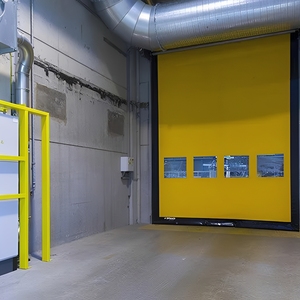 Porte de salle blanche en PVC à fermeture éclair, taille personnalisée, isolation, prévention des incendies, haute sécurité, garantie 1 an - Product Image 6