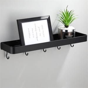Moderno Estante Dorado de Hierro para Baño de Hotel, Soporte de Pared para Toallas, Barra de Almacenamiento, Estante Frontal para Espejo - Product Image 4