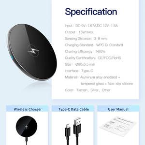 Productos calientes 2024 Dropship portátil 3 en 1 cargador inalámbrico 15W cargador magnético de carga rápida para iPhone para iWatch para Airpod - Product Image 5