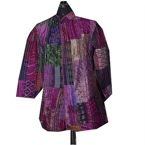 Elegant Boho Gypsy Style Women Long Jacket With <b>Detailed</b> Patterned Finish And Relaxed Bohemian Charm For Daily Expression - Product Image 1