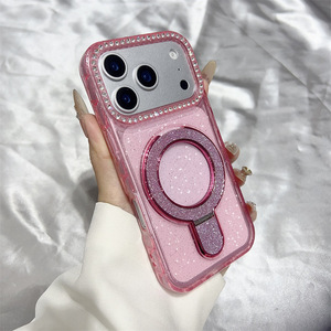เคสโทรศัพท์กันกระแทกแบบหรูหรา ประดับกลิตเตอร์และเพชร สำหรับ <span class=keywords><strong>iPhone</strong></span> 17 Air 16 15 14 Plus 13 12 <span class=keywords><strong>11</strong></span> <span class=keywords><strong>Pro</strong></span> <span class=keywords><strong>Max</strong></span> - Product Image 2