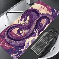 Grand tapis de souris de jeu à sublimation avec logo en caoutchouc écologique tapis de souris personnalisé blanc noir tapis de bureau blanc