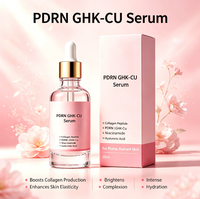 Sérum hydratant et rafraîchissant OEM/ODM GHK-CU PDRN 30ml, sérum pour le visage, raffermissant et nourrissant, aux peptides.