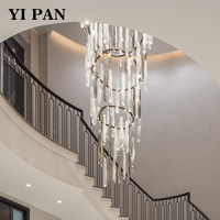 Prix direct d'usine Lampe à suspension élégante Décoration d'intérieur Lustre de luxe Lumière