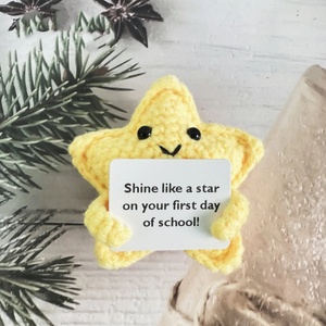 Nouvelle vente chaude : Poupée artisanale en crochet, éco-responsable, motif soleil/lune, art populaire, avec motif végétal, pour anniversaire - Product Image 5
