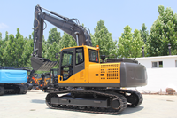 Livraison Gratuite JIAHE Excavatrice Hydraulique sur Chenilles 18 Tonnes Moteur Cummins Haute Efficacité CE EPA EURO 5 Construction Mondiale