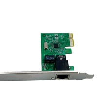 Tarjeta de red Gigabit Ethernet interna PCI-E de un solo puerto RTL8111 para ordenadores de sobremesa, conector RJ45, filtros duales, sin controladores
