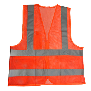 <span class=keywords><strong>WX</strong></span> เสื้อกั๊กนิรภัย Ansi Class 3สำหรับผู้ชาย, เสื้อกั๊กนิรภัยสะท้อนแสงสำหรับใส่ทำงานก่อสร้าง100% มีซิปปรับแต่งโลโก้ได้ตามต้องการทำจากโพลีเอสเตอร์ - Product Image 3
