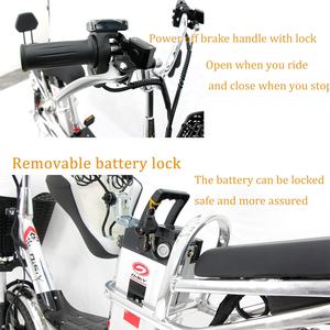 Дисковый тормоз Disiyuan 18 дюймов алюминиевый электрический велосипед 48 В 15А 20 литиевая батарея мопед Электрический велосипед для доставки электровелосипед курьер - Product Image 5