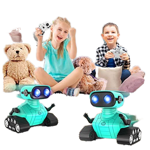 Nouveaux robots télécommandés rechargeables 2,<span class=keywords><strong>4</strong></span> G avec musique et yeux LED pour enfants, fabricant de jouets télécommandés, voiture de cascades - Product Image 5