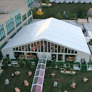 Xử lý oxy hóa 30x50 khung nhôm triển lãm thương mại lều lều đám cưới cho thuê sự kiện ngoài trời