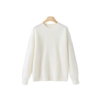 Pull en laine et cachemire australien pour femme DONYI, finition brossée, hiver, décontracté, anti-plis, manches longues, col tricoté