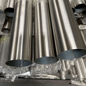 Tuyau rond en acier inoxydable poli ASTM AISI 304 316L, diamètre 80 mm, soudé, pour la construction industrielle - Product Image 2