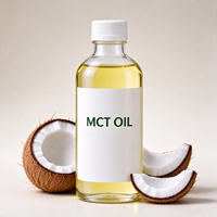 Huile de Triglycérides de Haute Qualité et Pureté, Huile de Coco Liquide, Huile MCT C8, Triglycérides à Chaîne Moyenne