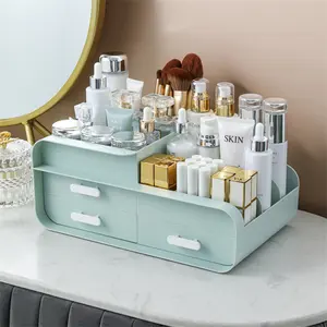 Atacado Clear Multifunction Big Capacity Storage Organizer Box Grande Cosmetic Storage Drawers E Jewelry Display Box