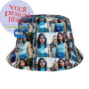 Chapeau Bob Personnalisable avec Impression Photo Dessin Animé – Style Urbain Original pour Hommes et Femmes, Idéal Plage, Pêche et Voyage - Product Image 3