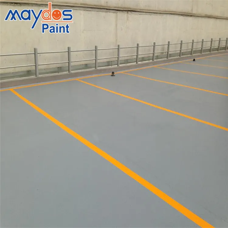 Maydos epoxy self-leveling Oil resistant anti-static industrial epoxy floor paint for the car parking