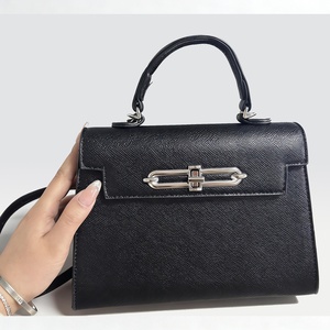 Sac seau noir pour femme, nouvelle collection 2026, haut de gamme, très populaire, à fermeture à rabat, à porter à la main - Product Image 4