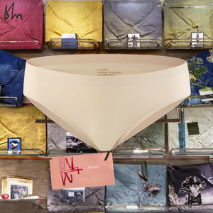 Culotte string fine sans couture pour femme, taille basse, légère, respirante, en nylon, personnalisable, invisible, pour usage quotidien - Product Image 2