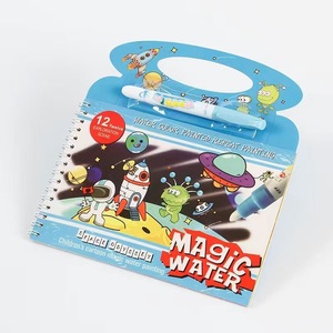 Buku Mewarnai Ajaib Air untuk Anak-Anak dengan Pena, Mainan Menggambar dan Melukis, Papan Gambar, Buku Mewarnai Edukatif Grosir - Product Image 6