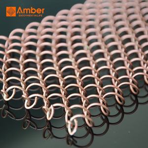 <span class=keywords><strong>Cortinas</strong></span> de Malla Metálica Decorativas <span class=keywords><strong>para</strong></span> Gabinetes de Pared, Duraderas y de Venta Caliente, en Acero Inoxidable, Cobre y Aluminio - Product Image 4