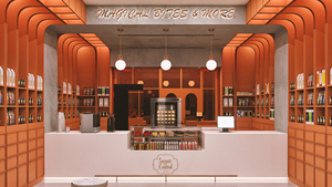 Custom Dessert Store Display Furniture Ice Cream Showcase Pastry Cabinet Sweets Counter Retail Turnkey Shopfitting - Product Image 6