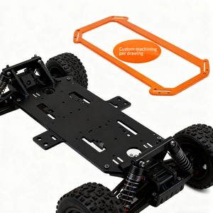 โครงรถแข่งดริฟท์แบบกำหนดเอง CNC สำหรับรถ RC  ทำจากคาร์บอนไฟเบอร์ CNC - Product Image 1