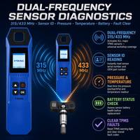 Herramienta de Servicio TPMS UDIAG T10 de Doble Frecuencia 315/433MHz, Activación y Programación de Sensores, Escáner TPMS para Autos, Camionetas y SUV