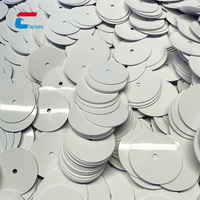 Étiquette RFID vierge classique 1K en PVC plastique personnalisée en usine, anti-métal, ronde, petite carte RFID