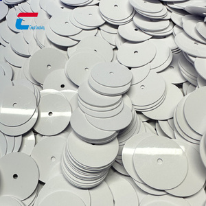 Nhà máy tùy chỉnh PVC nhựa <span class=keywords><strong>Mifare</strong></span> cổ điển <span class=keywords><strong>1K</strong></span> RFID đồng xu trống <span class=keywords><strong>tag</strong></span> chống kim loại vòng nhỏ thẻ RFID - Product Image 5