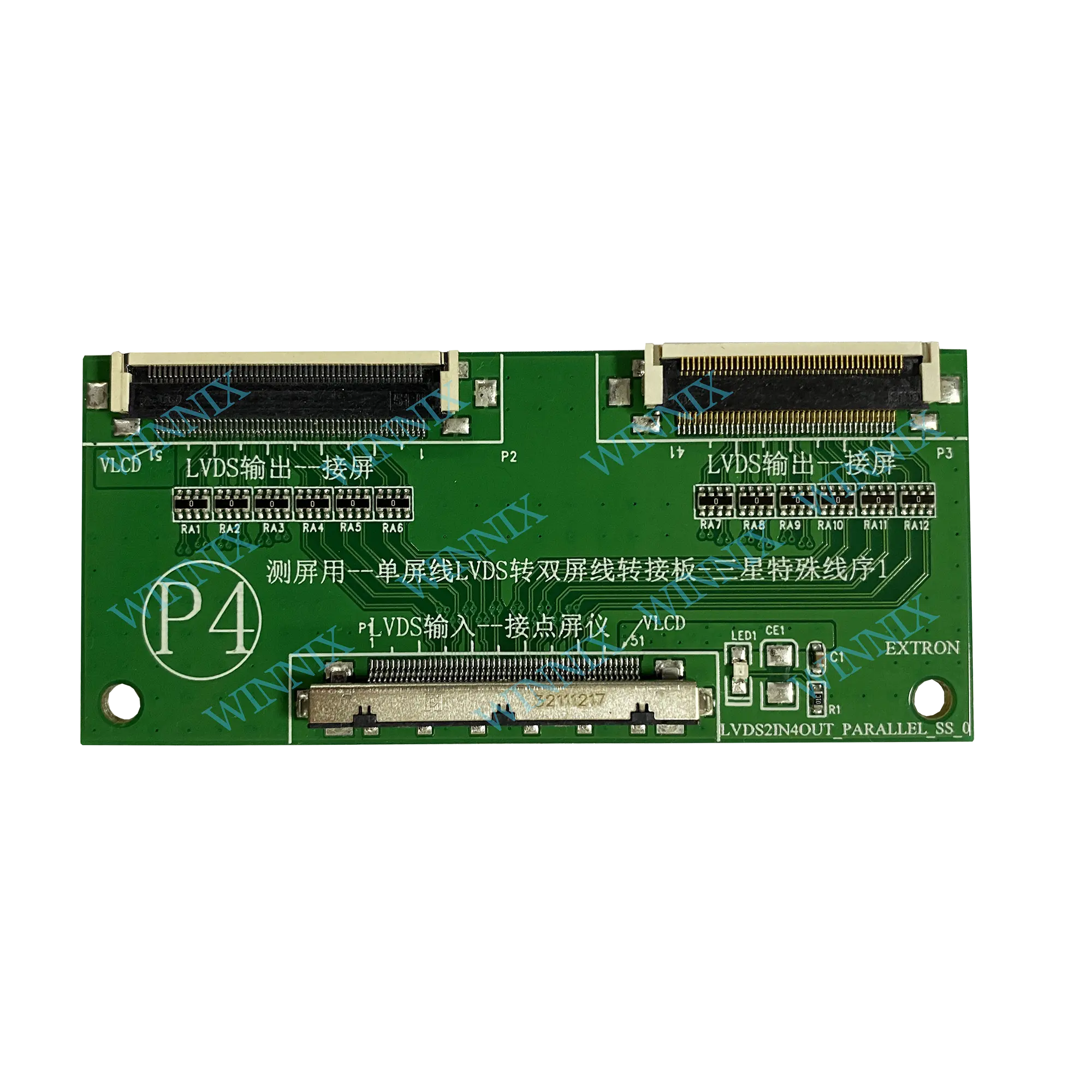 Плата преобразователя P4, ЖК/светодиодный тестовый инструмент, панельный Тестер экрана и 6 LVDS для ремонта ТВ