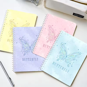 Nettes Schmetterlings-Design Dickes gefüttertes Tagebuch Journal Schulmädchen-Spiral-Notizbuch - Product Image 3