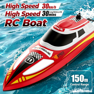 <span class=keywords><strong>Bateau</strong></span> RC haute vitesse Flytec 2.4GHZ, 30 km/h, auto-redressant, <span class=keywords><strong>bateau</strong></span> RC rapide pour cascades, avec lumière, pour piscine, lac, course, jouets - Product Image 1