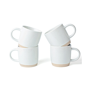 Mug à café, thé au lait ou bière en bois de caoutchouc écologique de haute qualité avec poignée, style moderne pour le camping et la randonnée - Product Image 1