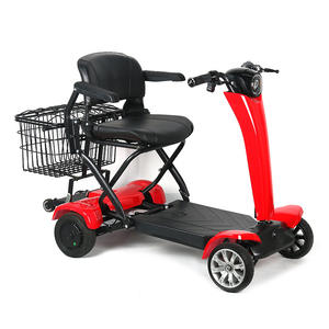 สกู๊ตเตอร์ไฟฟ้าแบบพกพา 4 ล้อ พร้อมรีโมทคอนโทรล พับเก็บอัตโนมัติ สำหรับการเดินทางประจำวัน - Product Image 1