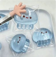 Jouet tendance en forme de mini méduse souple |   Jouet anti-stress mignon à presser |   Jouet sensoriel en silicone souple de qualité supérieure pour tous les âges