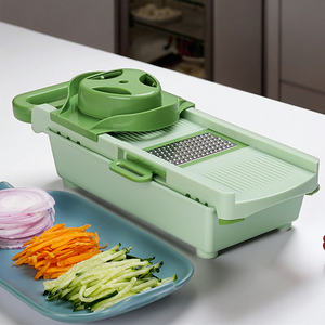 เครื่องหั่นผักอเนกประสงค์แบบใช้มือ ทำจากพลาสติกเป็นมิตรกับสิ่งแวดล้อม ขายส่ง - Product Image 1