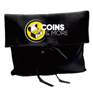 Bolsa de satén de lujo con logotipo personalizado impreso con lazo Peluca de pelo Embalaje Bolsa de seda con solapa antipolvo para ropa de lencería Estilo de moda - Product Image 1