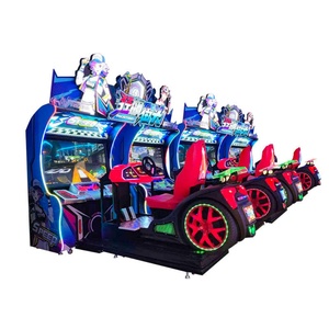Máquina de Carreras Arcade para Interiores, Máquina de Carreras Dinámica para Dos Personas, Operada con Monedas - Product Image 2